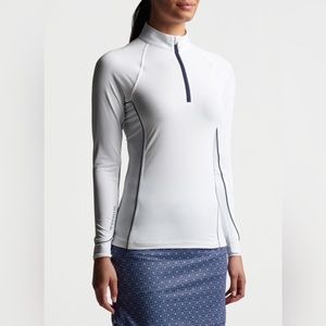 NEW Peter Millar Lightweight Sun Comfort Base Layer
WHITE/NAVY